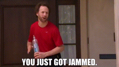 YARN | You just got jammed. | Parks and Recreation (2009) - S05E07 Leslie  vs April | Video clips by quotes | 45244734 | 紗