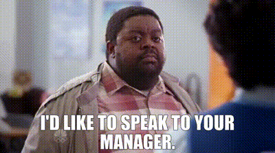YARN | I'd like to speak to your manager. | Superstore (2015) - S01E10  Demotion | Video gifs by quotes | 77b8abcb | 紗
