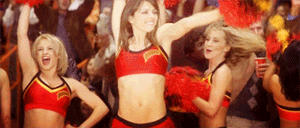 Bedazzled elizabeth hurley cheerleader GIF - Encontrar en GIFER