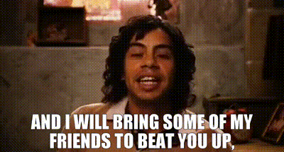 YARN | and I will bring some of my friends to beat you up, | Nacho Libre  (2006) | Video gifs by quotes | 9d60b2d8 | 紗